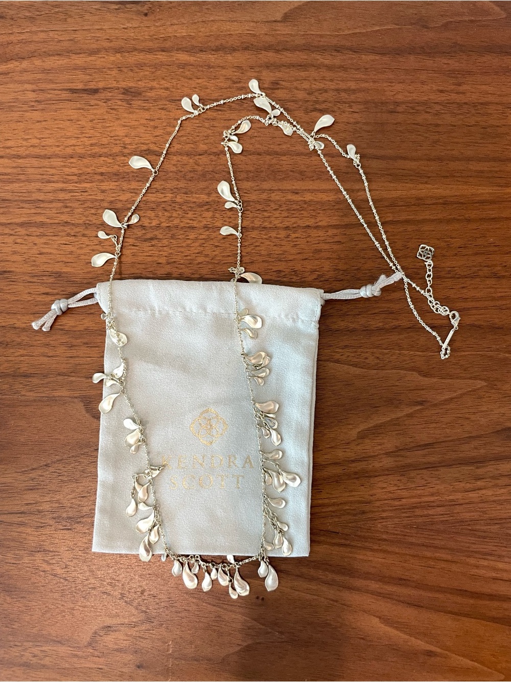 Kendra Scott Gold Long Station Necklace
